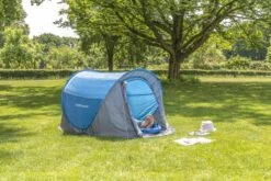 Dunlop Pop Up Tent 220 X 120 X 90 Cm - Grijs/ Blauw - 1 Persoons -Outdoor Kampeerwinkel 1200x800 18