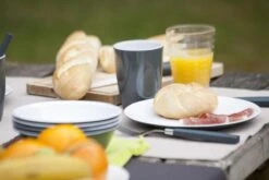 Bo-Camp Servies - Campingbord - 100% Melamine - 16-delig - Grijs -Outdoor Kampeerwinkel 1200x800 281