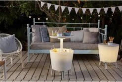 Keter Coolbar Partytafel – Lichtgevend - 49,5x49,5x57cm - Wit -Outdoor Kampeerwinkel 1200x806 3