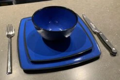 Camping Servies - 12 Delig – 100% Melamine Servies Set – Campingservies – Melamine Servies - Blue Ocean -Outdoor Kampeerwinkel 1200x806 6