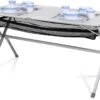 Campart Campingtafel XL TA-0806 - Opvouwbaar, Lichtgewicht En Met Verstelbare Poten - Kampeertafel Inklapbaar Inclusief Opbergtas - 140 X 80 X 70 Cm - Wit -Outdoor Kampeerwinkel 1200x811 3
