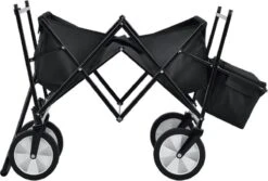 Rijoka Opvouwbare Bolderkar/Bolderwagen | Met Dakje En Draagtas | Zwart -Outdoor Kampeerwinkel 1200x811 8