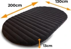 Deryan Luxe Twin Luchtbed - Tweepersoons Luchtbed Inclusief Pomp - 200 Cm X 130 X 13 Cm -Outdoor Kampeerwinkel 1200x831 6