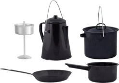 ESSCHERT DESIGN Pannenset Kampvuur - 4 Delig - Outdoor - Metaal -Outdoor Kampeerwinkel 1200x837 2