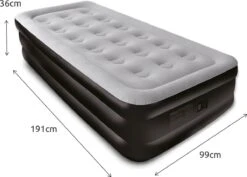 BluMill Eenpersoons Luchtbed - Met Ingebouwde Pomp - Luchtbed Zelfopblazend - Incl. Draagtas - 191x99x36 Cm -Outdoor Kampeerwinkel 1200x859 2