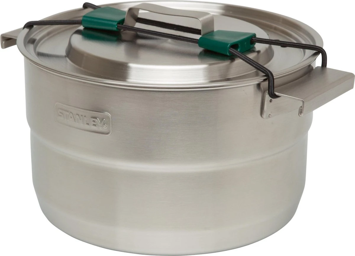 Stanley The Full Kitchen Base Camp Cook Set 3,5L - Campingkookset - Stainless Steel 3 Stanley The Full Kitchen Base Camp Cook Set 3,5L - Campingkookset - Stainless Steel