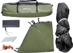 Pro-Tec Tent Nybro Automatisch 240x205x140 Cm Donkergroen -Outdoor Kampeerwinkel 1200x866