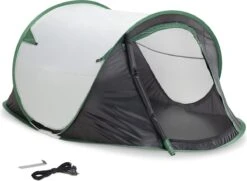 JEMIDI Tweepersoons Pop-up Tent - Opgooitent, Werptent Voor 2 Personen - Ideaal Als Festivaltent Of Kampeertent - Verschillende Kleuren -Outdoor Kampeerwinkel 1200x877 1