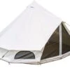 Skandika Tipii 400 Canvas Tent – Tipi-tenten – 8 Persoons Familietent - Campingtent – Muggengaas – 250 Cm Stahoogte – 400 Cm Diameter – 4000 Mm Waterkolom – Indische Tent, Partytent, Festivaltent – Outdoor, Camping, Tuin – Kamperen – Wit -Outdoor Kampeerwinkel 1200x880