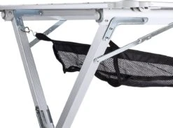 Campart Campingtafel XL TA-0806 - Opvouwbaar, Lichtgewicht En Met Verstelbare Poten - Kampeertafel Inklapbaar Inclusief Opbergtas - 140 X 80 X 70 Cm - Wit -Outdoor Kampeerwinkel 1200x891 1