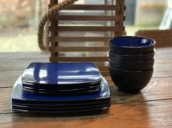 Camping Servies - 12 Delig – 100% Melamine Servies Set – Campingservies – Melamine Servies - Blue Ocean -Outdoor Kampeerwinkel 1200x900 70