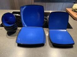 Camping Servies - 12 Delig – 100% Melamine Servies Set – Campingservies – Melamine Servies - Blue Ocean -Outdoor Kampeerwinkel 1200x900 72