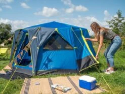Coleman OctaGo Tent - Festival - 3-Persoons - Blauw/lime -Outdoor Kampeerwinkel 1200x900 9