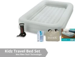 Intex Luchtbed - Kinder Reisbed - 1 Persoons - Slaapgedeelte: B71 X L132 X H10 - Met Reparatieset -Outdoor Kampeerwinkel 1200x903