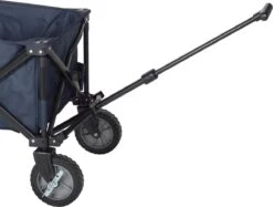 Campart Bolderkar HC-0910 - Opvouwbaar - Bolderwagen Met Stevig Harmonicaframe - Inclusief Opbergtas En Bodemplaat - Blauw -Outdoor Kampeerwinkel 1200x908