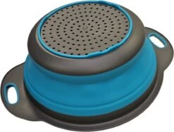 Merkloos Inklapbare Vergiet - Opvouwbaar - Groot - Blauw - Siliconen -Outdoor Kampeerwinkel 1200x912