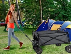 Hoogwaardige Bolderkar Opvouwbaar - Antraciet - Kinderen - Baby - Opslagkar - Bolderwagen - Tuinkar - Bolderkarren -Outdoor Kampeerwinkel 1200x913 9