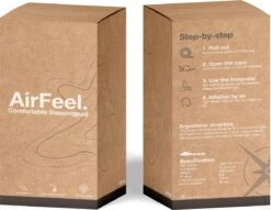 AirFeel Opblaasbaar Slaapmatje - Ingebouwde Pomp En Kussen - Lichtgewicht - 196 X 60 X 6cm - Gray -Outdoor Kampeerwinkel 1200x928