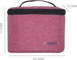 Youha® Koeltas Met Koelelement - Babymelk Koelen - Moderne Moedermelk Tas - Babymelk Koud Houden - Handig Draadbaar - Kleur: Roze/Paars -Outdoor Kampeerwinkel 1200x941 2