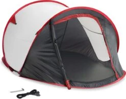 JEMIDI Tweepersoons Pop-up Tent - Opgooitent, Werptent Voor 2 Personen - Ideaal Als Festivaltent Of Kampeertent - Verschillende Kleuren -Outdoor Kampeerwinkel 1200x942 1