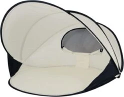 Deryan Luxe Pop Up Strandtent XXL - Anti-UV 50+ - Cream -Outdoor Kampeerwinkel 1200x942
