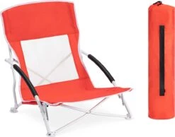 JEMIDI Lichtgewicht Inklapbare Draagbare Strandstoel - Opvouwbare Campingstoel Met Draagtas - Ademend En Comfortabel -Outdoor Kampeerwinkel 1200x943 3