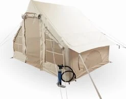 Opblaasbare Vier Persoons Tent Beige 300x200x210 Cm -Outdoor Kampeerwinkel 1200x946
