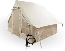 Opblaasbare Vier Persoons Tent Beige 300x200x210 Cm -Outdoor Kampeerwinkel 1200x952
