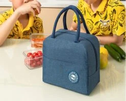 Merkloos Koeltas Lunch - Lunchtas Volwassenen - Kinderen - Lunchtrommel - Picknicktas - Koelzak - Coolbag - Waterdicht - Lunchtas - Koeltasje - Donker Blauw -Outdoor Kampeerwinkel 1200x963 4
