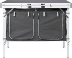 Campart Campingkeuken KI-0757 – Complete Keuken En Campingkast – Opvouwbaar En Inclusief Draagtas - Grijs -Outdoor Kampeerwinkel 1200x973 1