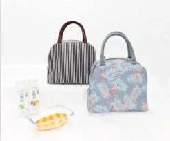 Lunchtas - Koeltas - Schooltas - Leuke Vrolijke Picknicktas - Kinderen & Volwassenen - Zwart/Wit -Outdoor Kampeerwinkel 1200x995 4