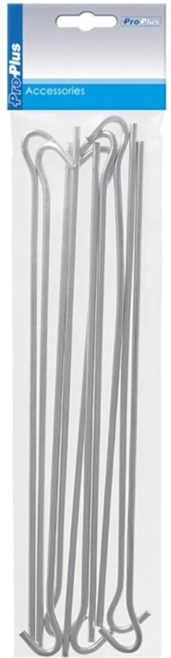 PROPLUS 10x Stuks Grondpennen/tentharingen Metaal Halfrond 30 Cm - Kampeer Artikelen Voor Tent Of Windscherm -Outdoor Kampeerwinkel 312x1200 1