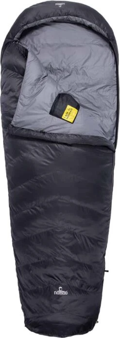 NOMAD® Taurus 400 Slaapzak | 210x80cm Grijs | Lichtgewicht & Kwalitatief | Slaapzak | Incl Hoes -Outdoor Kampeerwinkel 427x1200 1