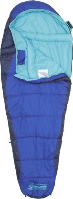 Coleman Fision 100 Mummy Slaapzak - 208 X 81 Cm - Blauw -Outdoor Kampeerwinkel 446x1200 1