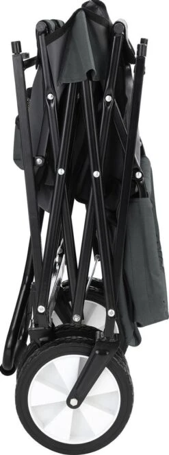 Monzana Bolderkar Opvouwbaar - 100 Liter - Met Afneembaar Dak Grijs -Outdoor Kampeerwinkel 447x1200