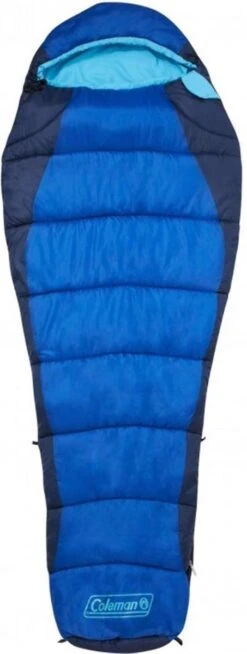 Coleman Fision 100 Mummy Slaapzak - 208 X 81 Cm - Blauw -Outdoor Kampeerwinkel 453x1200