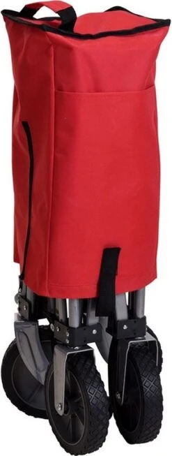 KOOPMAN Opvouwbare Bolderkar | Rood | 90 X 49 X 58 Cm -Outdoor Kampeerwinkel 454x1200 3