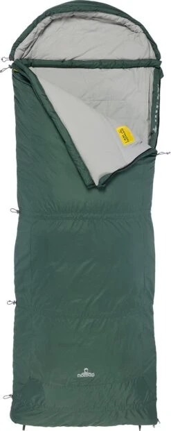 NOMAD® Triple-S Premium Plus Slaapzak (Links) | 220x80cm Groen | Lichtgewicht & Kwalitatief | Slaapzak | Incl Hoes -Outdoor Kampeerwinkel 477x1200 1