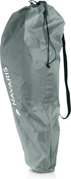 Navaris Klapstoel XXL - Campingstoel Met Opbergtas - Draagbare Stoel Voor Kamperen, Festivals En Vissen -Strandstoel - Inklapbaar - Grijs -Outdoor Kampeerwinkel 480x1200