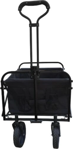 Rijoka Opvouwbare Bolderkar/Bolderwagen - Telescopische Stang | Zwart -Outdoor Kampeerwinkel 587x1200 3