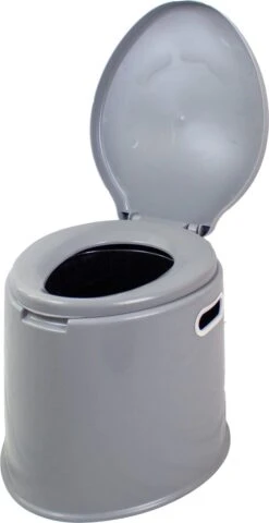 NordFalk Draagbaar Campingtoilet 6 Liter - Camping Toilet Met Binnenemmer - Incl. Deksel En Rolhouder -Outdoor Kampeerwinkel 617x1200