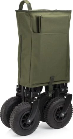 Campart Bolderkar HC-0915 - Opvouwbaar - Bolderwagen Met Stevig Harmonicaframe - Inclusief Opbergtas En Bodemplaat - Groen -Outdoor Kampeerwinkel 631x1200