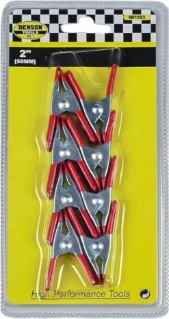 Benson Metalen Veerklem - 50 Mm - 8 Stuks -Outdoor Kampeerwinkel 636x1200