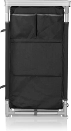 Campart Campingkeuken KI-0734 - Campingkast Groot - 4 Verstelbare Poten - Opvouwbaar En Lichtgewicht - Inclusief Opbergtas - Grijs -Outdoor Kampeerwinkel 653x1200