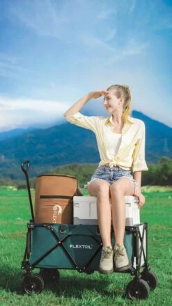 Flextail Gear Bolderkar Opvouwbaar Ezy Wagon - Tot 100KG - Wielen Loskoppelbaar - Zwart -Outdoor Kampeerwinkel 674x1200 8