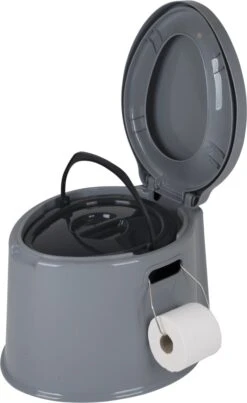 Bo-Camp Draagbaar Camping Toilet - 7 Liter - Grijs -Outdoor Kampeerwinkel 736x1200