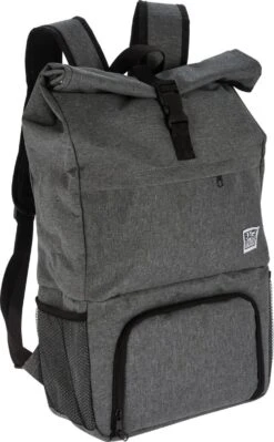 Merkloos Rugtas/rugzak Grijs - 30 X 12 X 60 Cm - 20 Liter - Met Koel Voorvakje - Koelrugzak -Outdoor Kampeerwinkel 743x1200 1