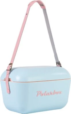 Polarbox Koelbox Met Schouderband - Pop Blauw - 20 Liter - 45x30x(H)27cm -Outdoor Kampeerwinkel 751x1200
