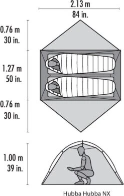 Msr Hubba Hubba Nx Tunneltent - Groen - 2 Persoons -Outdoor Kampeerwinkel 758x1200