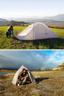 Cloud Up 3 Upgraded - Naturehike® - Tent 3 Persoons - Lichtgewicht Tent - Incl. Grondzeil - 20D 4000MM - Outdoor Kampeertent - Waterdicht - Hiking & Wandelen -Outdoor Kampeerwinkel 804x1200 1